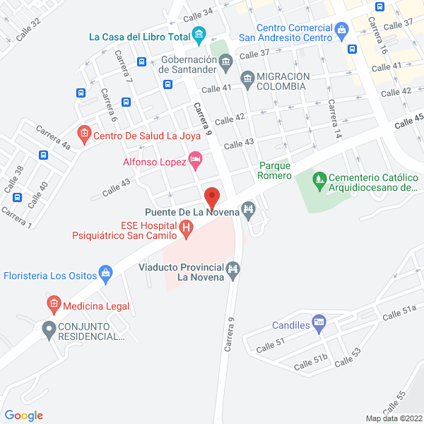 Map of Deportivos Alexis