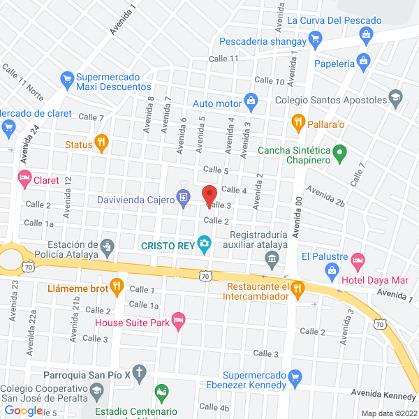 Map of Deportivos Yor-Jes