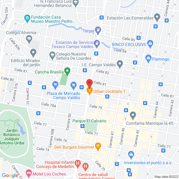 Mapa de Depósito Campo Valdés