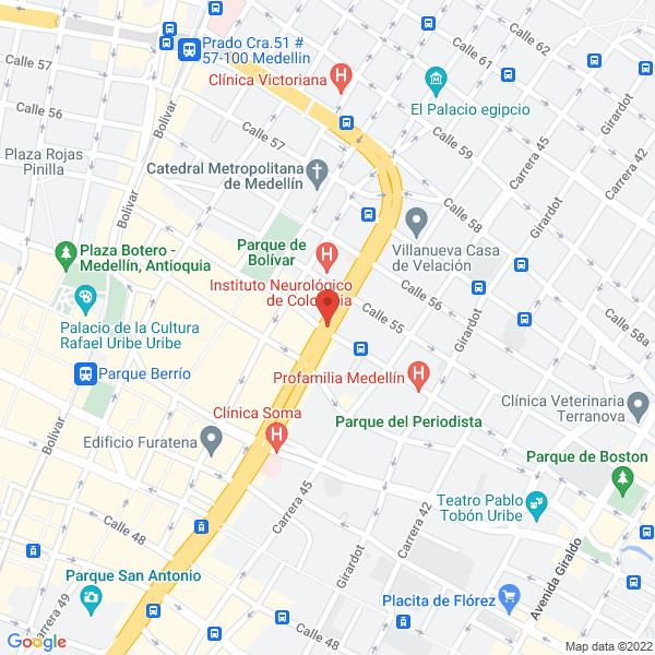 Mapa de Echavarria Bolivar Mauricio