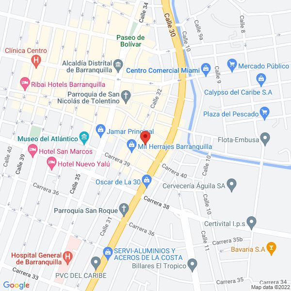 Map of Echeverría & Cía. Ltda.