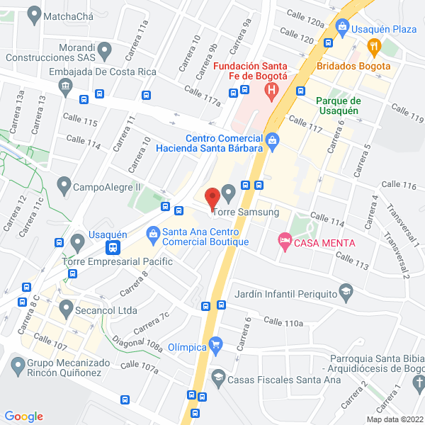 Mapa de Edgar A. Garzón S. Abogados Asociados S.A.S.