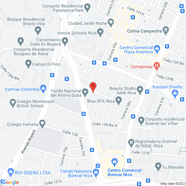 Mapa de Edgar Rodríguez Santana S.A.S.