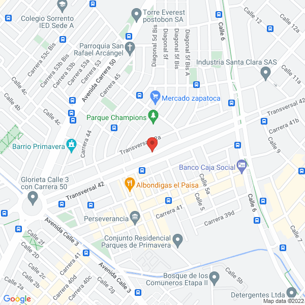 Mapa de Ediciones De La U Ltda.
