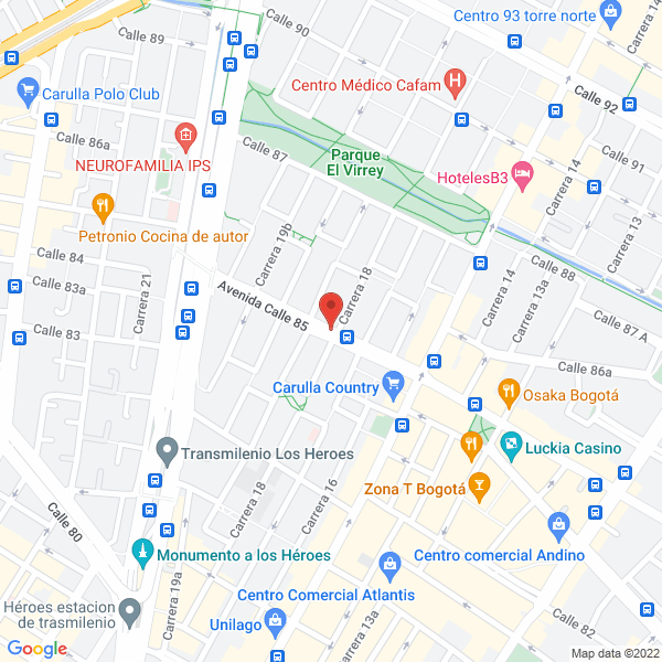 Mapa de Ediciones Gamma S.A.