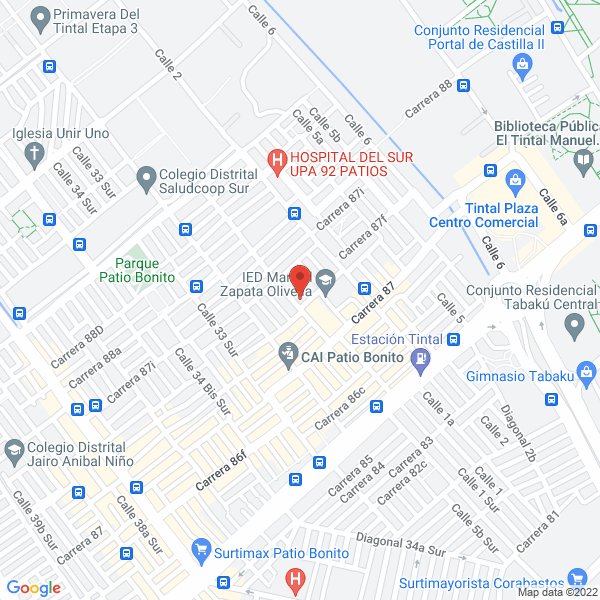 Mapa de Ediciones San Antonio