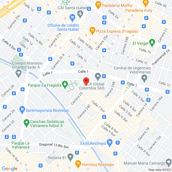 Mapa de Ediciones Aula Creativa S.A.S