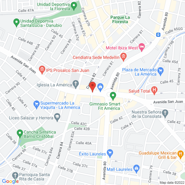 Mapa de El Balcón De Los Jugos