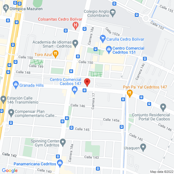 Mapa de Dth Colombia S.A.S.
