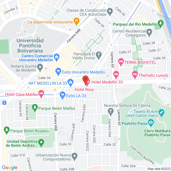 Mapa de Extra Pizzas Pizzería