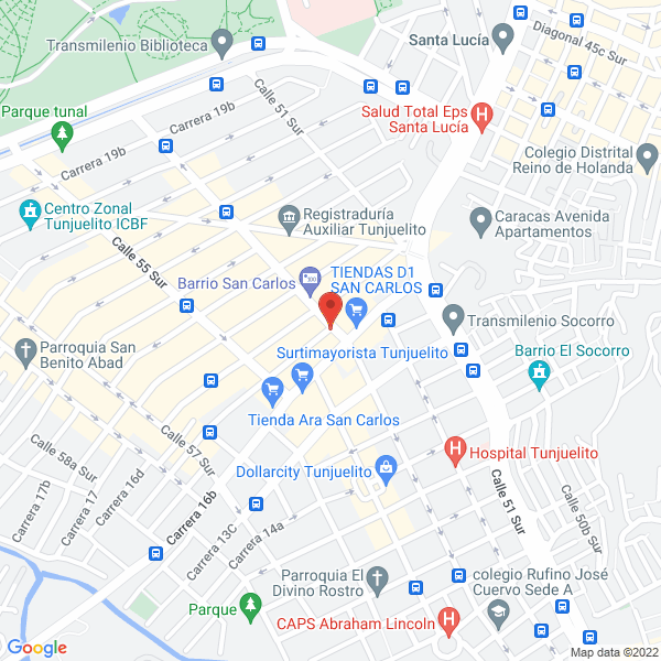 Mapa de F E G Distribuciones & Aplicaciones S.A.S.