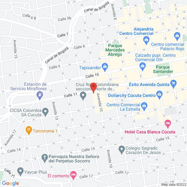 Map of F.G. Vehículos & Cía. Ltda.