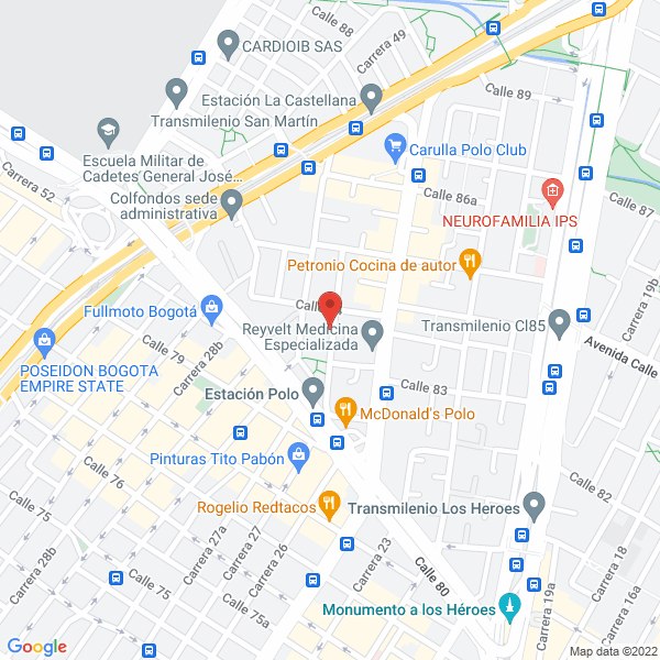 Mapa de F.M. Ingeniería S.A.