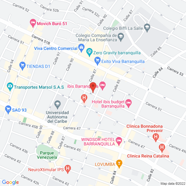 Map of Clínica Lan