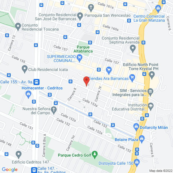 Mapa de Fanory S.A.S.
