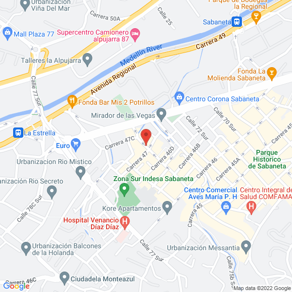 Mapa de Farmacia A La Luz Del Dia