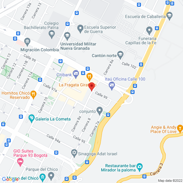 Mapa de Empresarial Cien Inmobiliaria S.A.