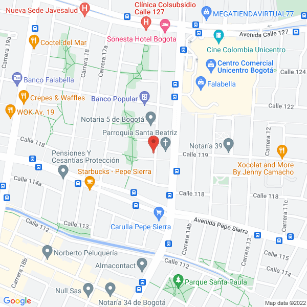 Mapa de Fda Lab E.U.