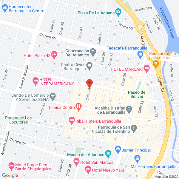 Map of Fernández Chagín Oscar