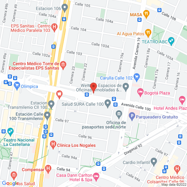 Mapa de Fernando Pachón Y Cía. Ltda.