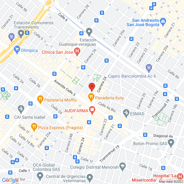 Mapa de Ferredepósito Oth