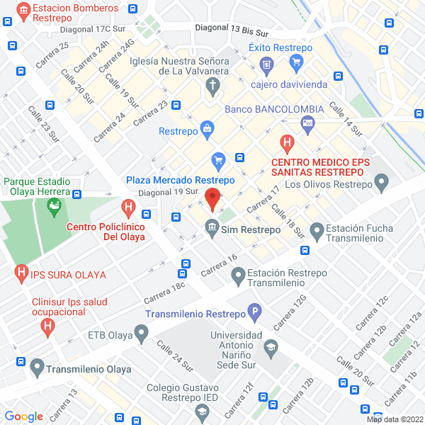Mapa de Ferredistribuidora Alameda S.A.S.