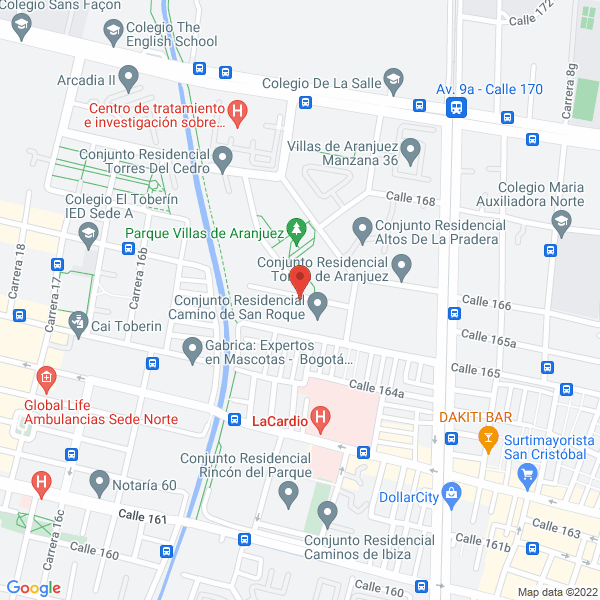 Mapa de Enjoy Travel S.A.S.