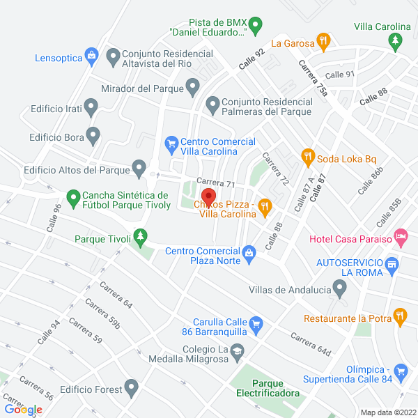 Map of Entre Chicas Alta Peluquería