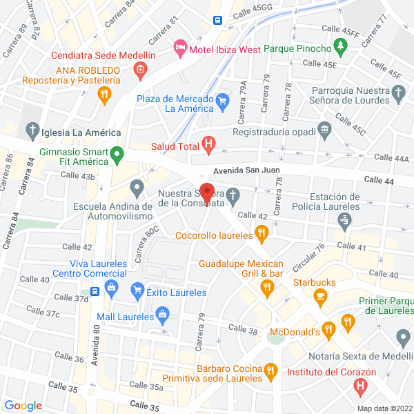 Mapa de Enven Escuela Nacional De Ventas