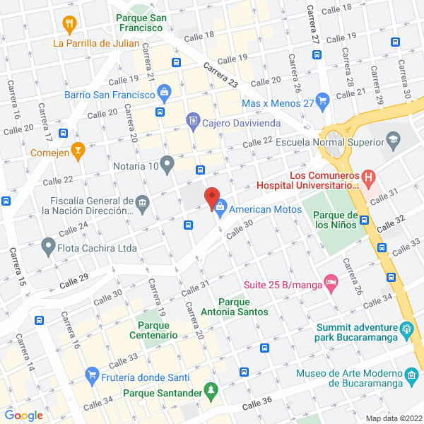 Map of Envía Agencia Quebrada Seca