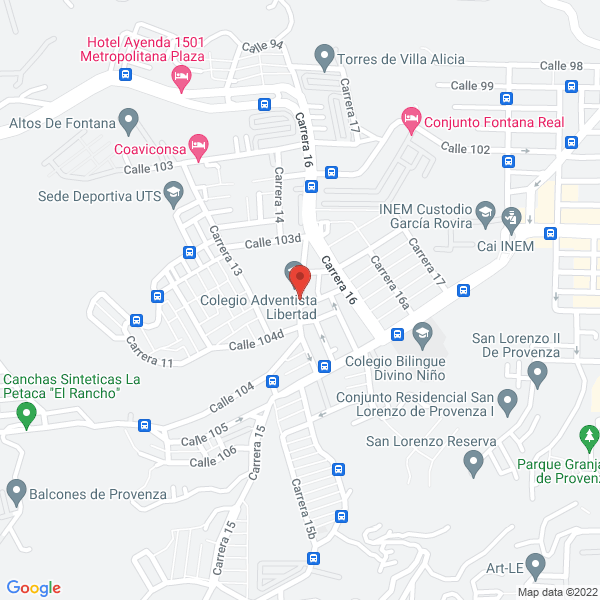 Map of Envíos De La Vega