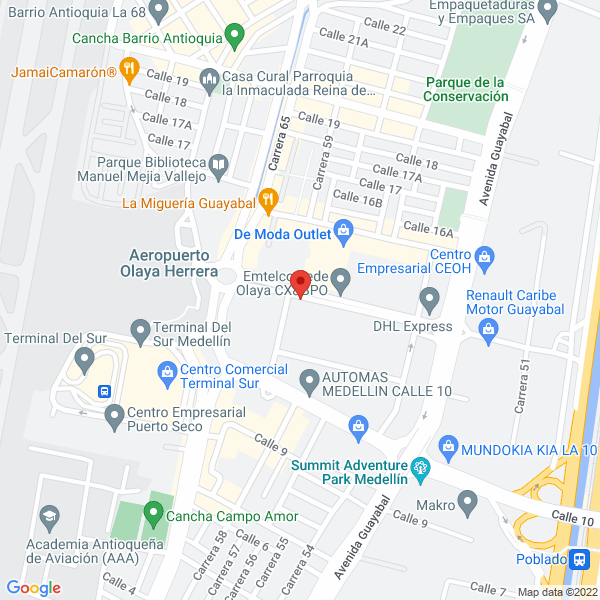 Mapa de H.A. Bicicletas S.A.
