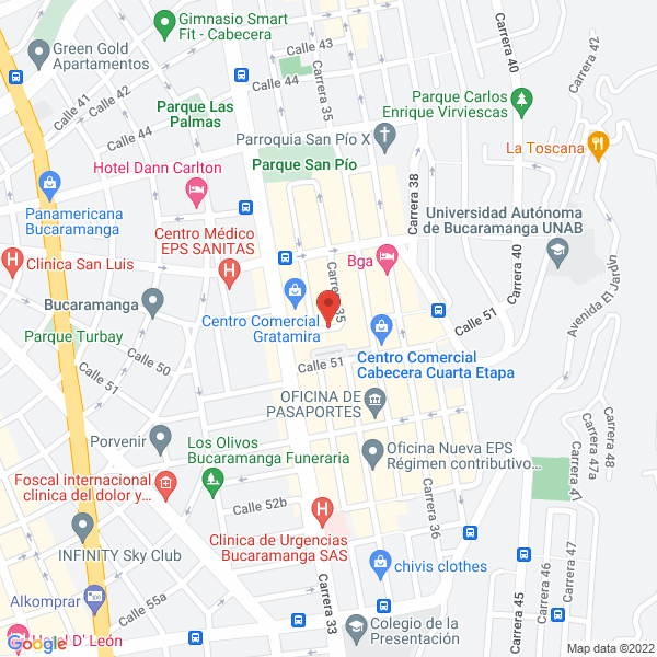 Map of Equis Store