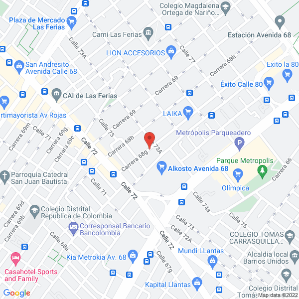 Mapa de Equiver Ltda.