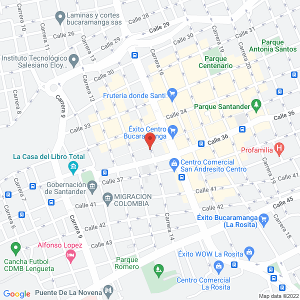 Map of Fernando Quijano Martínez