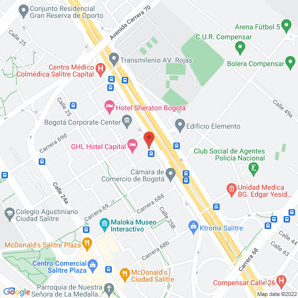 Mapa de Emida De Colombia Ltda