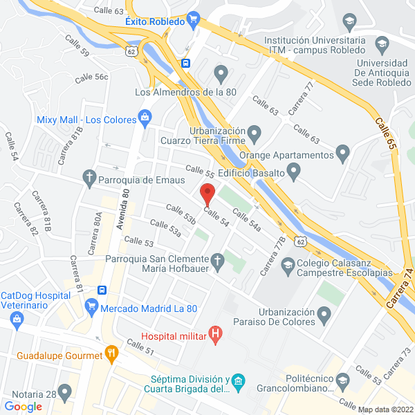 Mapa de Emilio Cera & Asociados