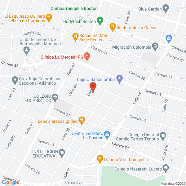 Map of Enrique Sinning Producciones Filmaciones Y Payasos