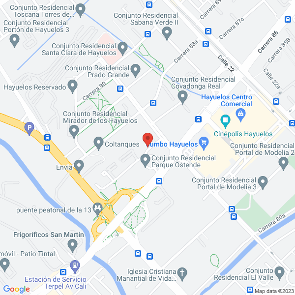 Mapa de Excellentiam Soluciones Empresariales S.A.S.