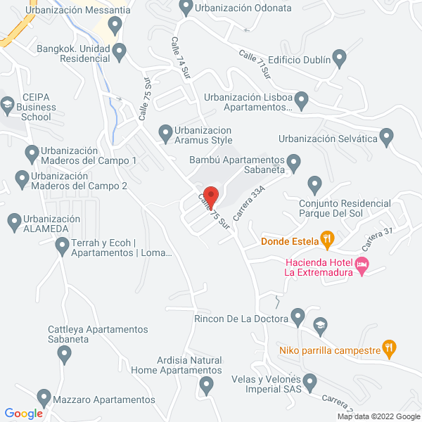 Mapa de Exergetica S.A.S.