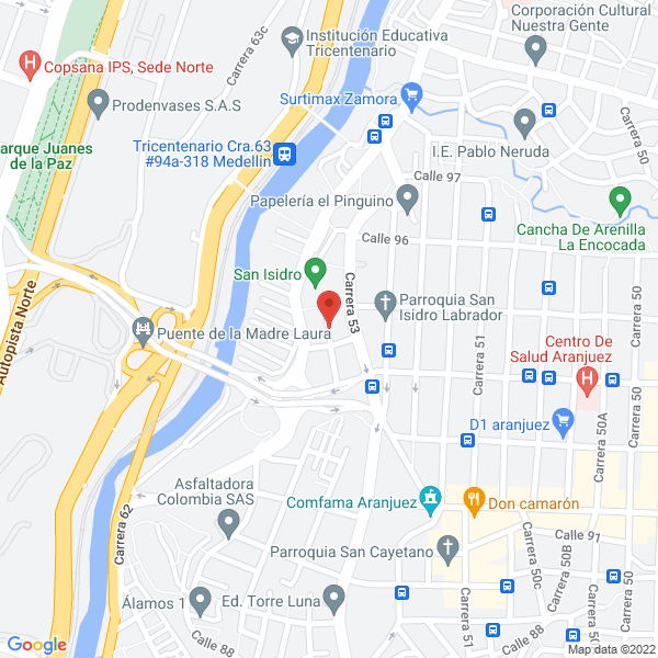 Mapa de Expendio Lucho Gas