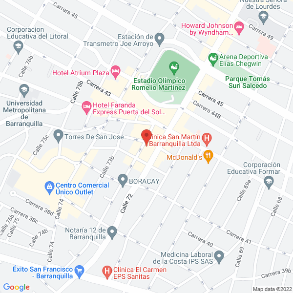 Map of Fábrica De Calzado Cozzi Lady