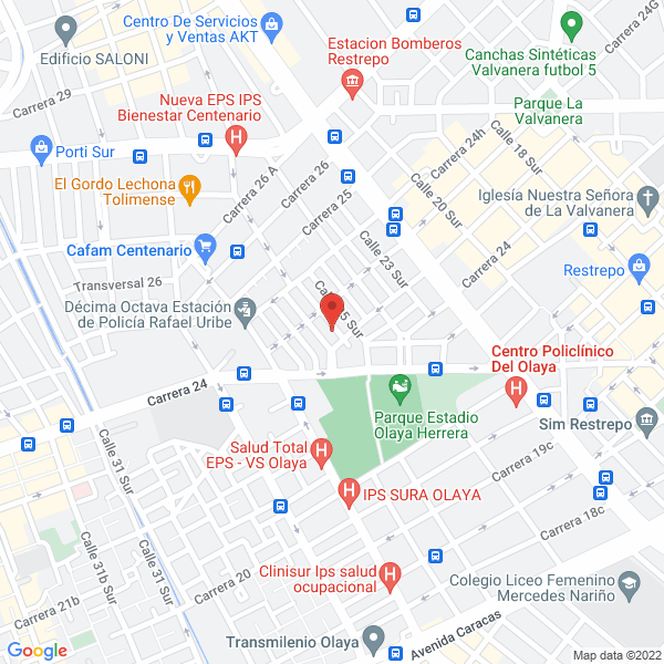 Mapa de Fábrica De Calzado Magaldy