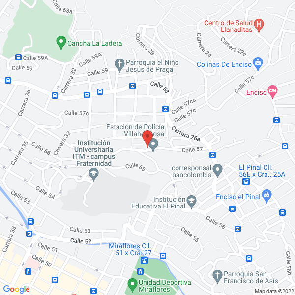 Mapa de Fábrica De Imagenes Religiosas Norga