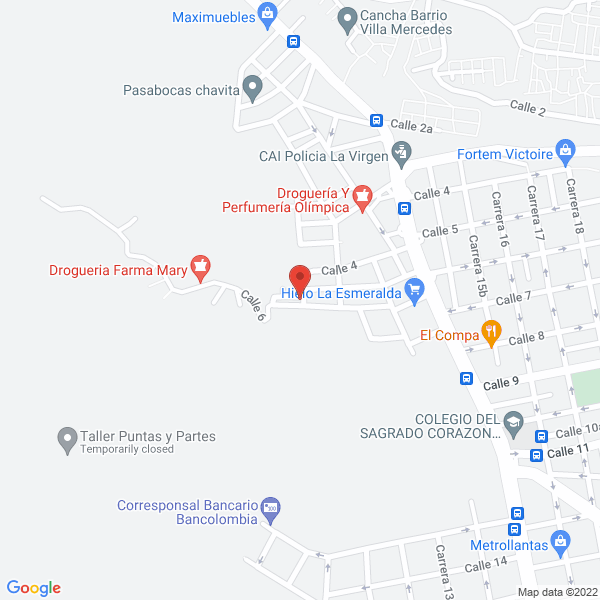 Map of Ferreteria Todohierros Merf