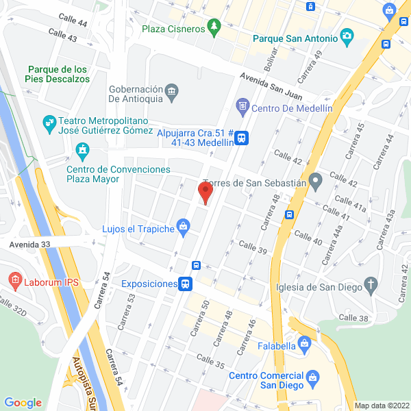 Mapa de Ferretería Y Maquinaria Fermac