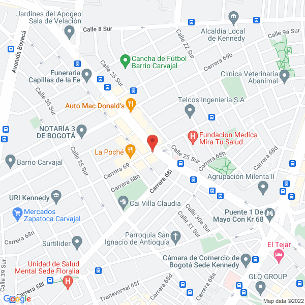 Mapa de Ferretería Garzón Hermanos S.A.S.