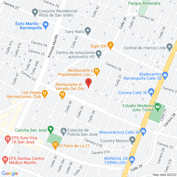 Map of Ferréxito