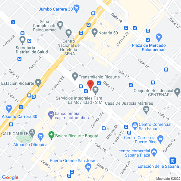 Mapa de Ferrimaq S.A.S.