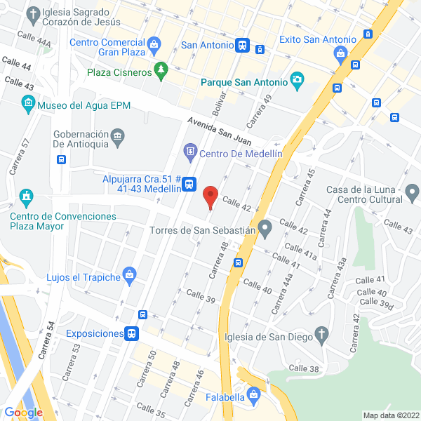 Mapa de Ferrocontroles S.A.S